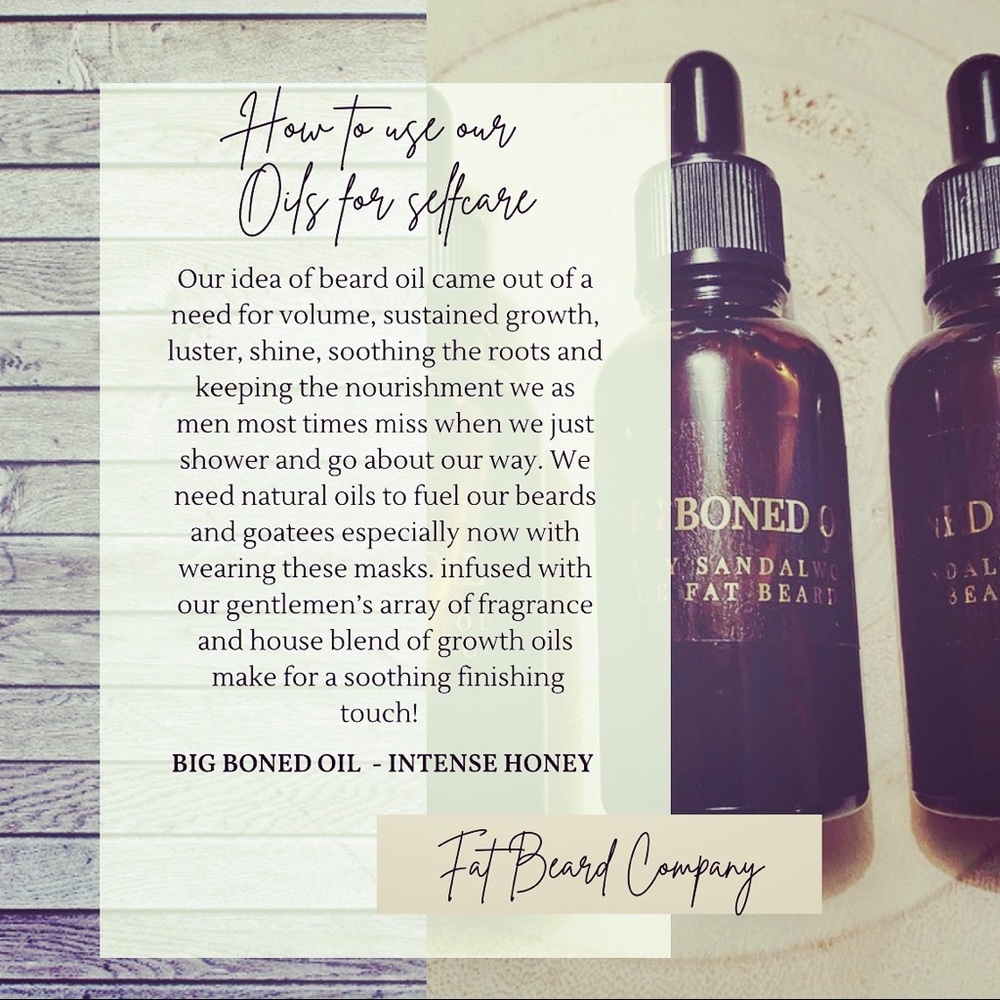 Big Boned Oil - Honey Sandalwood Package